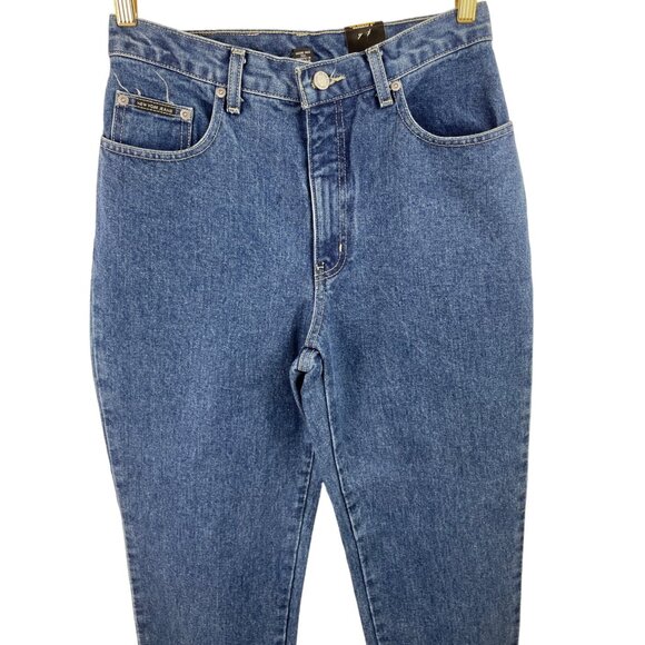 New York & Company Womens SIze 6 Avg Classic Fit Blue Denim Jeans Straight Leg - Picture 3 of 9